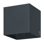 APPLIQUE CALPINO 2 2 X 3,3W 3000K DA ESTERNO ALLUMINIO ANTRACITE L105 H105