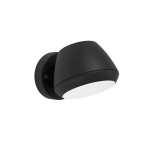 APPLIQUE DA ESTERNO IP44 NIVAROLO ACCIAIO NERO 1 X GU10 4,6W L145 H135