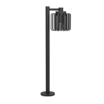 PIANTANE DA ESTERNO IP65 SELINUS ACCIAIO NERO 1 X E27 290x190 H845