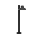 PIANTANA DA ESTERNO IP44 NINNARELLA ACCIAIO NERO 1 X GU10 4,6W LED 250x205 H745