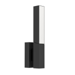 APPLIQUE UGENTO IP44 LED 2 X 4,5W 920 LUMEN 3000K ALLUMINIO NERO L60 H315