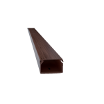 2m 25x16 PLASTIC CABLE TRUNKING CT2 dark walnut LEGNO SCURO