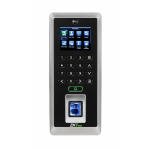 Terminale biometrico ZKTeco per il controllo degli accessi con lettore di carte EM 125KHz. Lettore di impronte digitali SilkID con funzione di rilevamento degli oggetti dal vivo. Display a colori TFT da 2,4 pollici. Modalità di verifica multiple. Funzioni