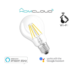 Lampadina Wi-Fi a filamento Bianco CCT dimm