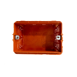 SCATOLA DA INCASSO PER SUPPORTI 503 3 MODULI 104 X 74 X 53,5 MM ARANCIONE
