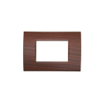 PLACCA 4 POSTI COMPATIBILE SERIE LIVING LIGHT IN TECNOPOLIMERO COLORE LEGNO 