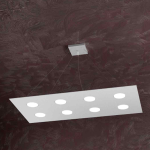 AREA LAMPADARIO A SOSPENSIONE 8X GX53 RETTANGOLARE GRIGIO