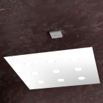 AREA LAMPADARIO A SOSPENSIONE 9 X GX53 BIANCO 