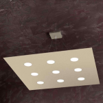 AREA LAMPADARIO A SOSPENSIONE 9 X GX53 SABBIA 