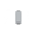 INTERRUTTORE UNIPOLARE COMPATIBILE LIVING INTERNATIONAL ARGENTO