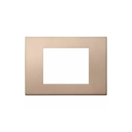 Placca 3M BRONZO METALLO SERIE VIMAR LINEA