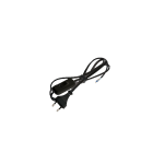 Cavetto con interruttore 1.5m spina10A 2poli nero polybag