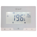 CRONOTERMOSTATO DIGITALE SETIMANALE CON DISPLAY LCD 3,78" GLAM 