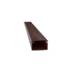 2m 25x25 PLASTIC CABLE TRUNKING CT2 dark walnut