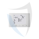 CRONOTERMOSTATO DIGITALE WIFI GESTIBILE TRAMITE APP ALEXA GOOGLE HOME TUYA 230V WI-FI