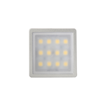 MODULO LED QUADRATO CAB-14 12 SMD 5050 2,4W 12VDC LUCE CALDA 2900K 57/57/10
