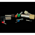 INSULATED CABLE TERMINALS TE10- 14/DARK GREEN CAPI CORDA ISOLATI VERDE SCURO