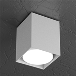 AREA PLAFONIERA 10X8 1 X GX53 GRIGIO